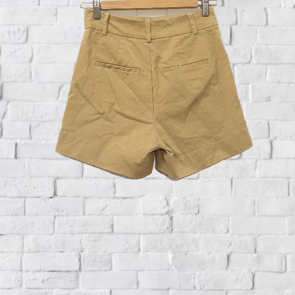 Frank and Oak tan high waisted shorts size 2. - Picture 2 of 3